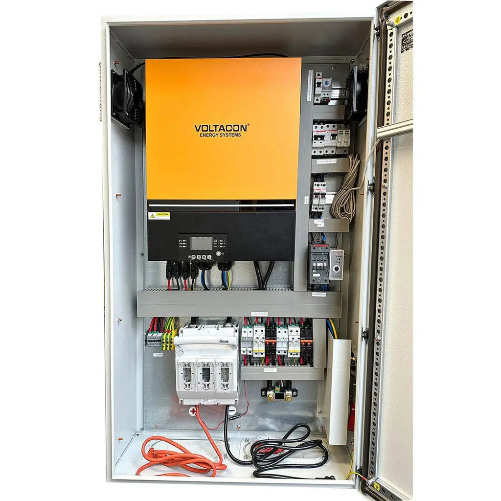 Silent Power 11kW Off Grid Inverter Cabinet 48V | Conversol MAX III