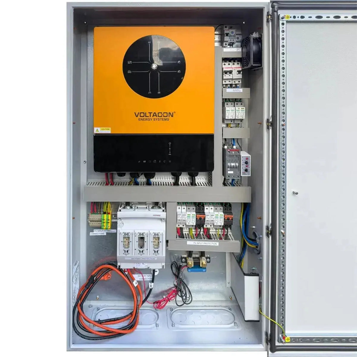 11kW Off-Grid Inverter Cabinet 48V Plug and Play | Voltacon