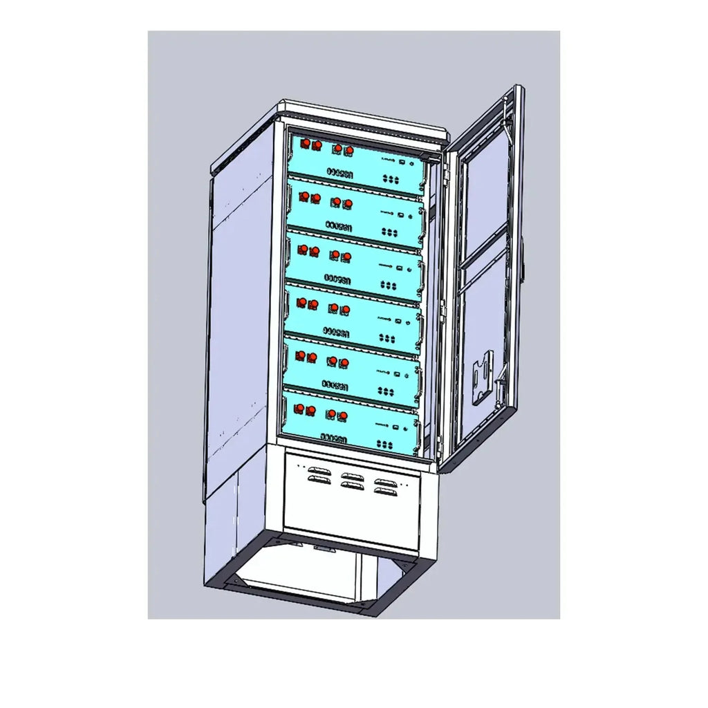 Battery Enclosure for 6x Pylontech US5000 IP65 29kWh | Voltacon