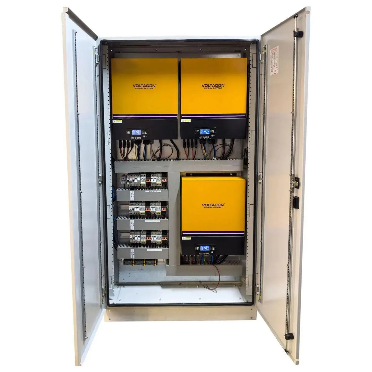 33kW Floor-Mounted Silent Power Cabinet | Voltacon Off-Grid