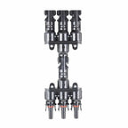 Solar Panel Branch Connector 3-In 1-Out MC4 Pair | Voltacon