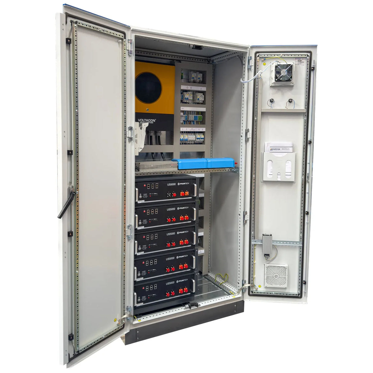 Voltacon 11kW Off Grid Power Cabinet 24kWh Pylontech Battery BESS