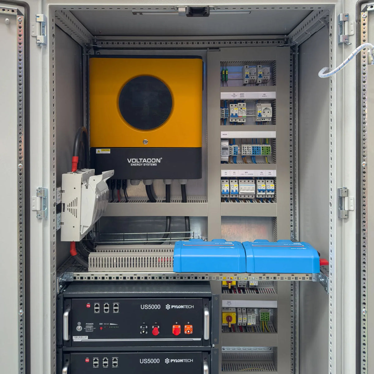 Voltacon 11kW Off Grid Power Cabinet 24kWh Pylontech Battery BESS