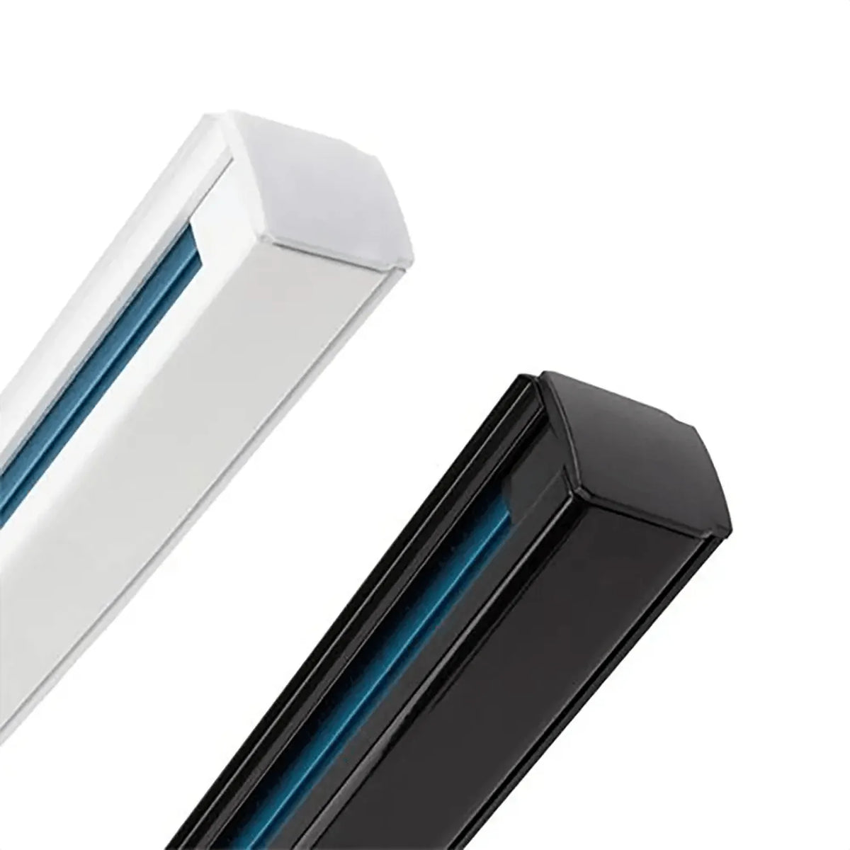 2m Single Circuit LED Track Rail 250W White/Black | Vitrina Tracklights