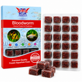 BCUK 100g Frozen Bloodworm – Natural Fish Prey