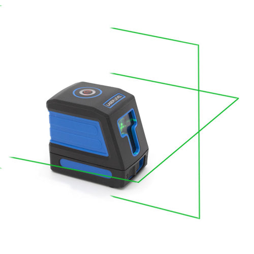 FHC 2 Line Laser Level Green Beam With Magnetic L-Stand - LLT2
