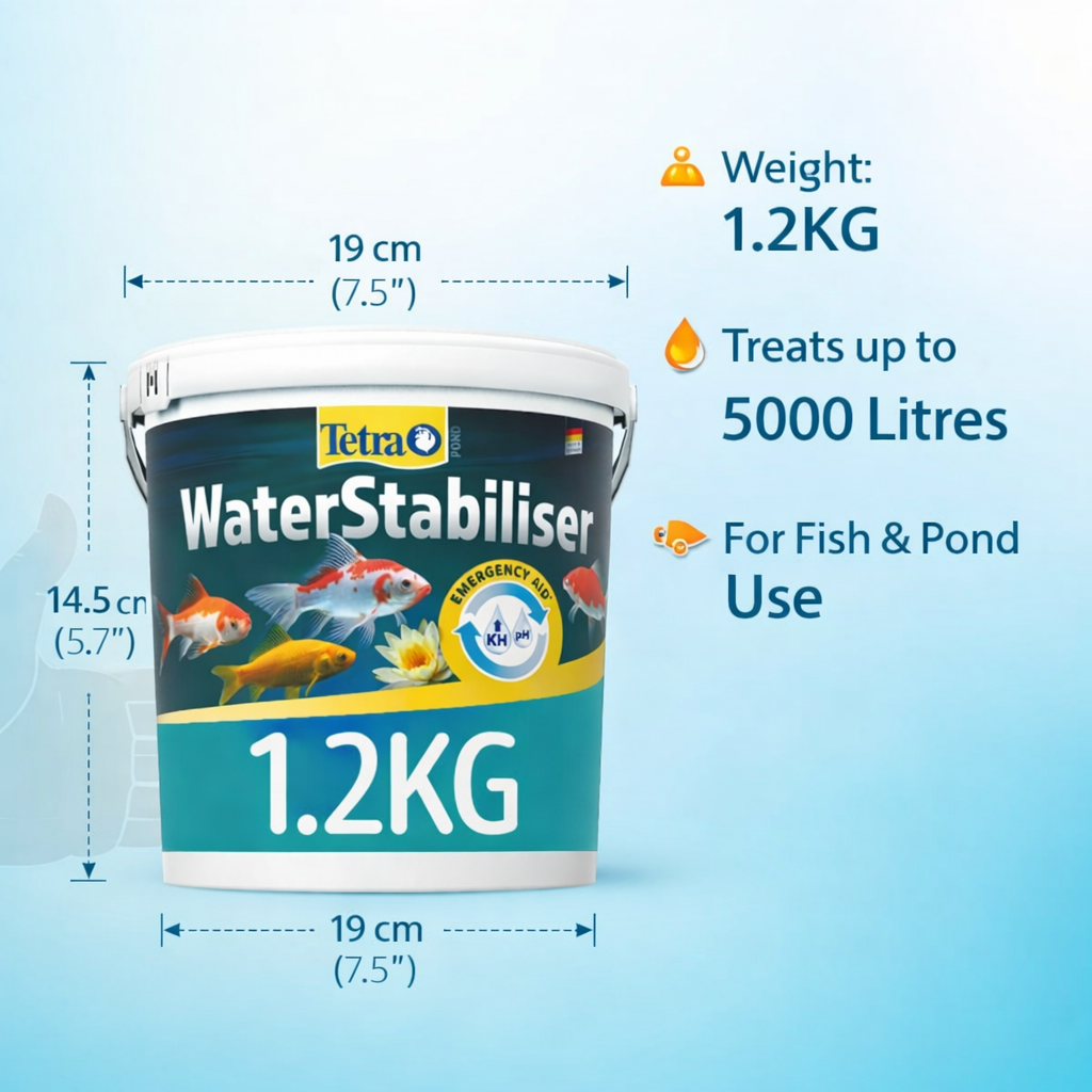 Tetra Pond Water Stabiliser 1.2kg - pH & KH Balance