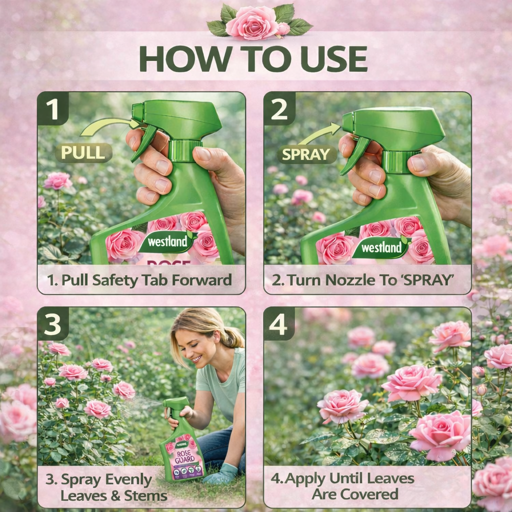 Westland Rose Guard Gardening Natural Rose Guard 800ml Spray RTU