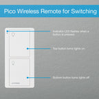 Lutron P-PKG1OUT-BL-R Caséta Weatherproof Outdoor Smart Plug with Pico Remote, 15A, IP65, Black