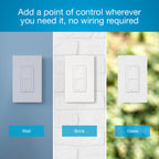 Lutron P-PKG1OUT-BL-R Caséta Weatherproof Outdoor Smart Plug with Pico Remote, 15A, IP65, Black