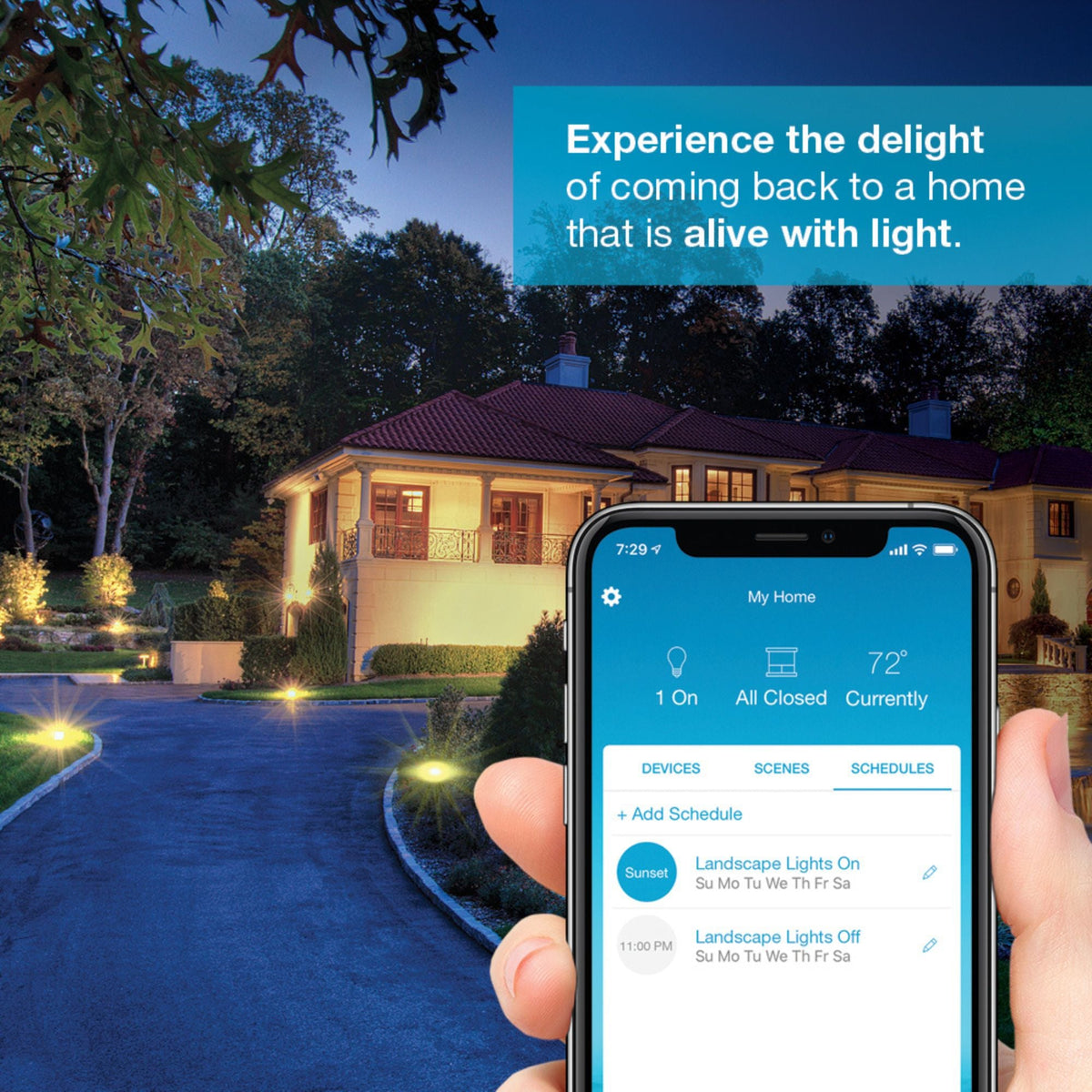 Lutron P-PKG1OUT-BL-R Caséta Weatherproof Outdoor Smart Plug with Pico Remote, 15A, IP65, Black