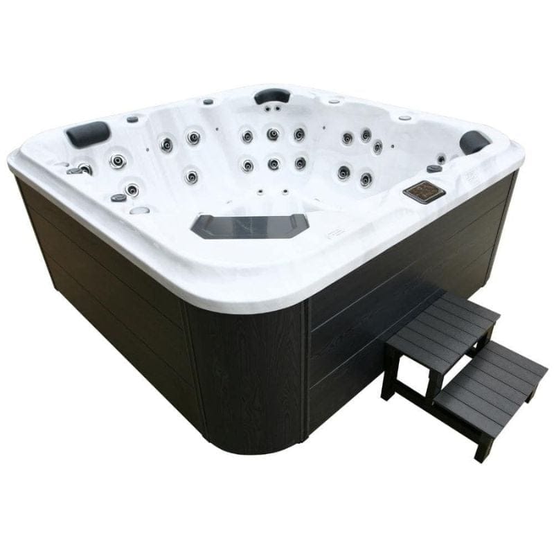H2O 6000 Series 6-Seater (Twin-Pump) 32A Plug & Play Hot Tub - Peak Health and Fitness Hot Tub