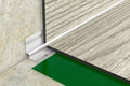 Aluminium Stair Nosing Inner Corner 5 MM x 900 MM & 2500 MM Length Silver LVT W5