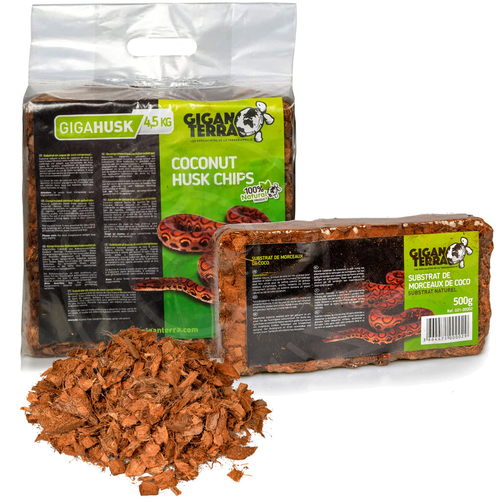 Giganterra Coco Husks – Terrarium Substrate Brick