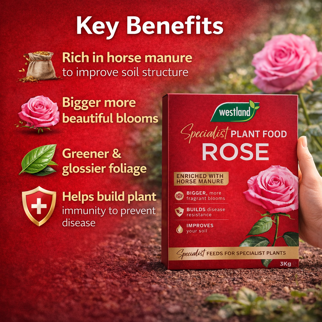 Westland Rose Food Enriched Horse Manure 3kg