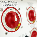 Blue Sea 350A Red e-Series Dual Circuit+ Battery Switch