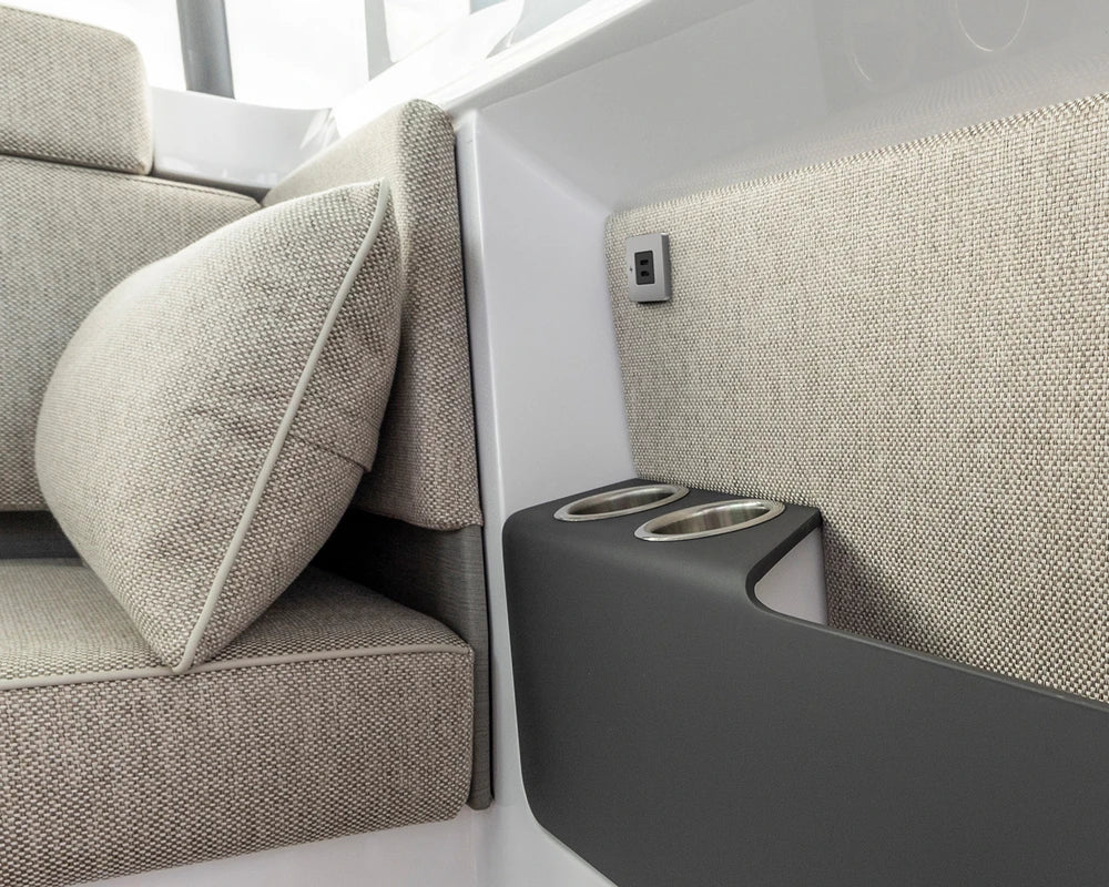 Scanstrut 12/24V TILE Brushed Stainless Dual USB-C Socket