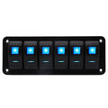 Exotronic 12/24V 6x LED Rocker Marine Switch Panel