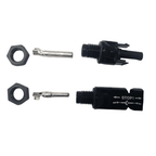 Stäubli Bulkhead (Panel Mount) MC4 Connector Pair - 10 Pack
