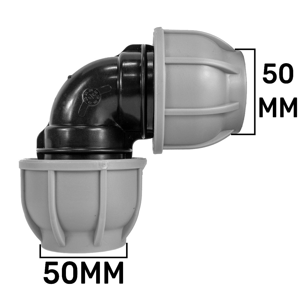 MDPE Elbow 50mm