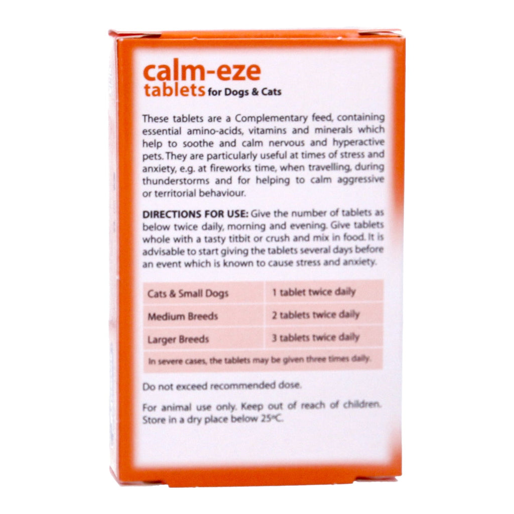Johnson's Calm Eze Hyperactive Pets Tablets Suitable for Cats & Dogs, 36 Tablets