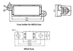 5x Victron 80A 80V Mega Fuse