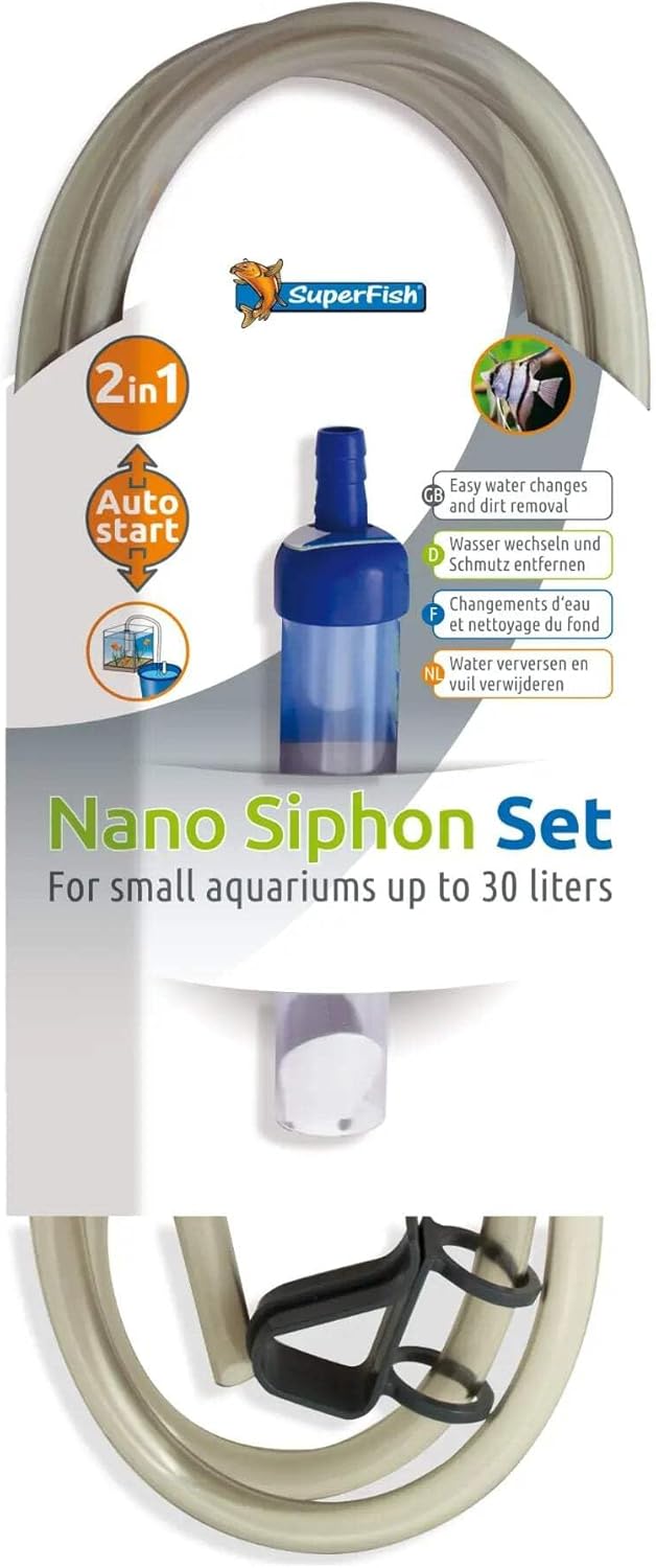 Superfish Aqua Aquarium Fish Tank Maintenance Nano Siphon Set