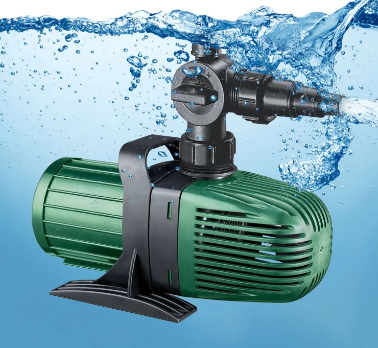 Fish Mate 7000 Pond Pump - 7000L/hr, Anti-Clog, Energy Efficient