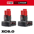 Open Box -  M12 12V Lithium-Ion XC Extended Capacity Battery Pack 6. 0Ah (2-Pack)