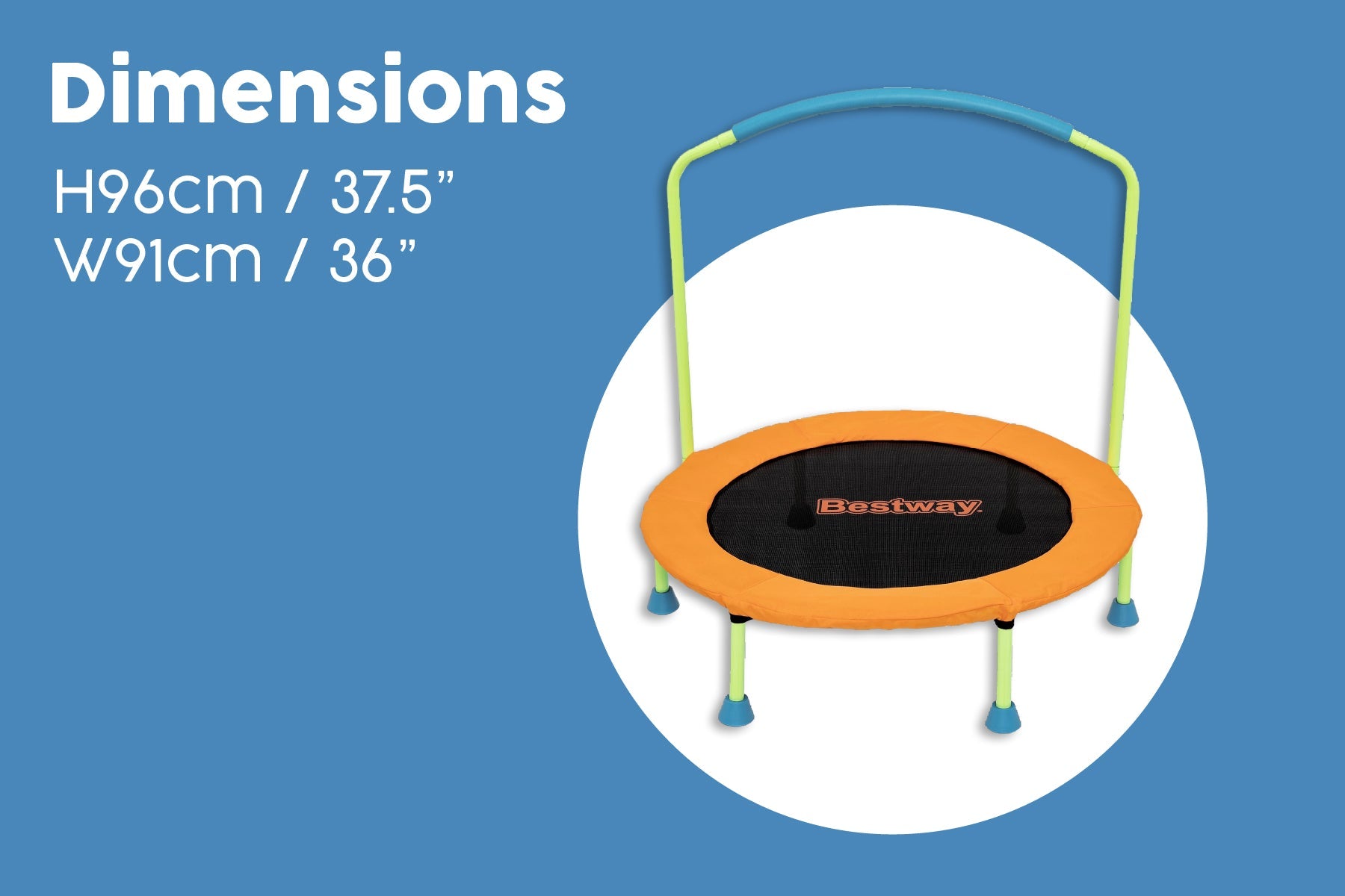 WonderJump™ Trampoline for Toddlers and Kids