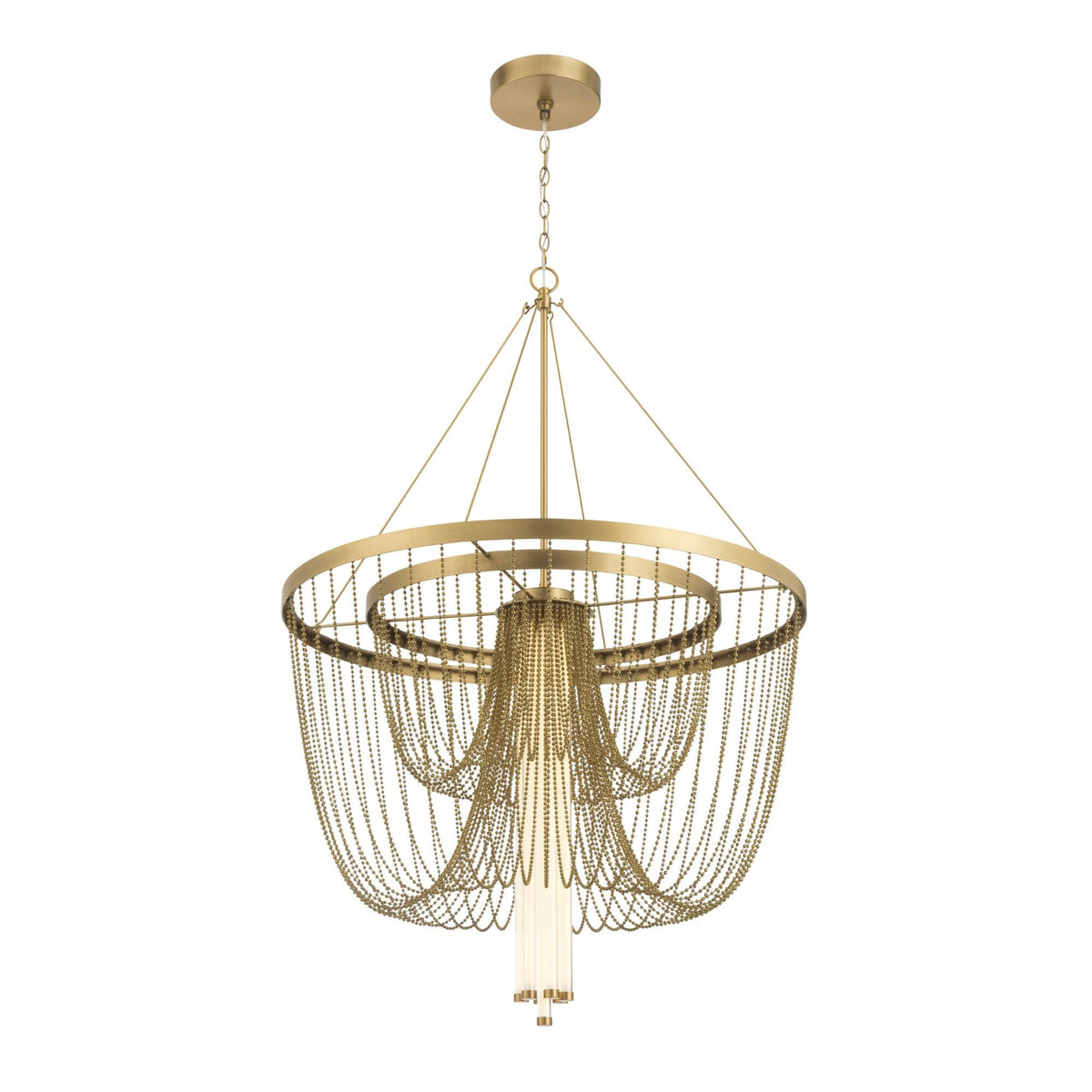 Minka-Lavery Jezelle 34.25 in. LED Pendant, Legacy Brass
