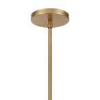 Minka-Lavery Seville 12.75 in. Semi-Flush Mount, Legacy Brass with Clear and Etched Opal Glass