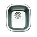 Open Box - Mirabelle MIRUC1517 14-1/2" Single Basin Stainless Steel Bar Sink - Undermount Installation