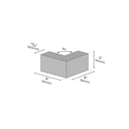 COVUS 90 Degree Glass-To-Glass Sleeve Over Clip