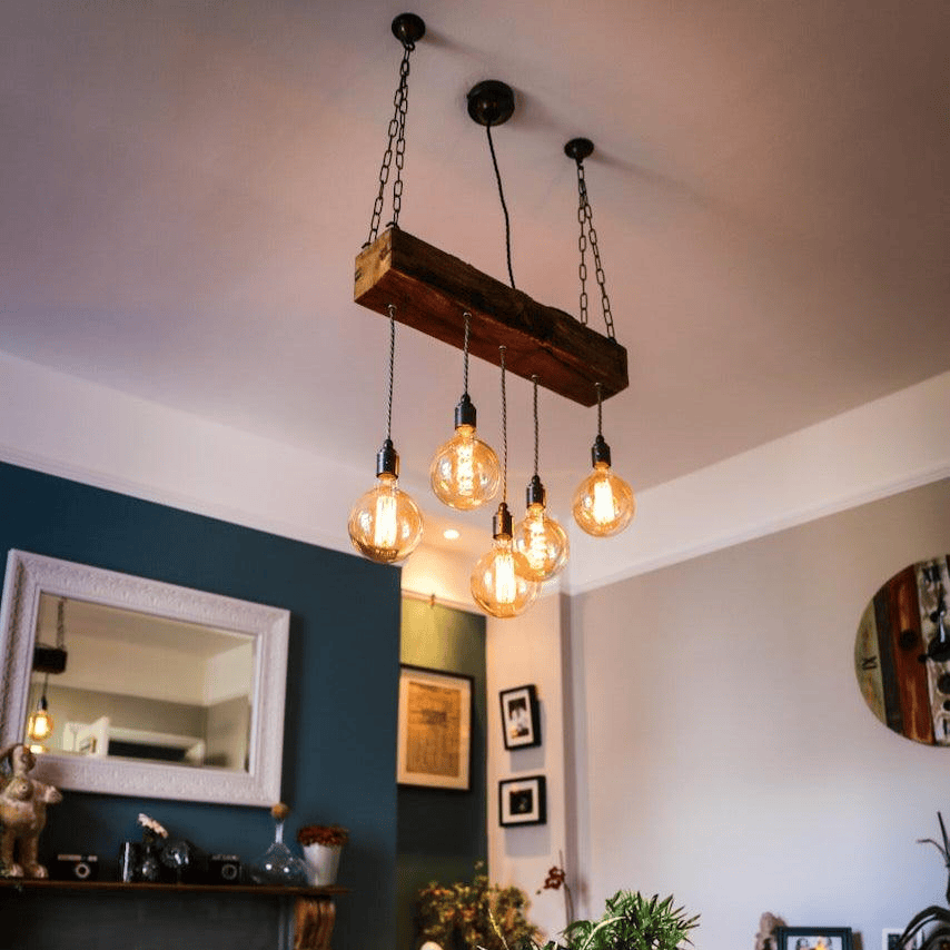 Oak Beam Chandelier Bespoke
