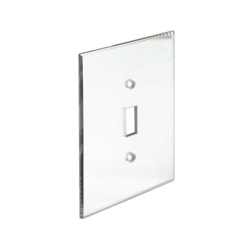 FHC Clear Single Toggle Switch Acrylic Mirror Plates - AMP101