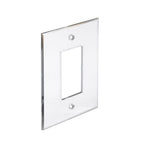 FHC Clear Single Decorator/Rocker Acrylic Mirror Plates - AMP102