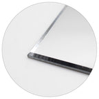 FHC Clear Single Decorator/Rocker Acrylic Mirror Plates - AMP102