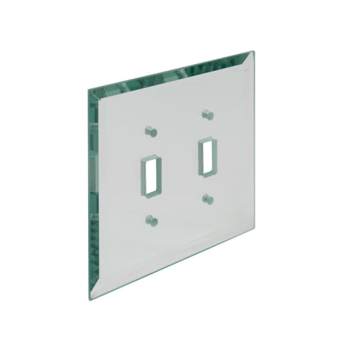 FHC Clear Double Toggle Glass Mirror Plate - MP8C