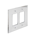 FHC Clear Double Decorator/Rocker Acrylic Mirror Plates - AMP202