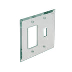 FHC Clear Decorator/Rocker and Toggle Glass Mirror Plate - MP14C
