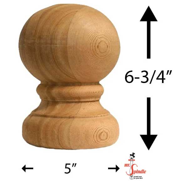 Mr. Spindle Colonial Ball Top Finials