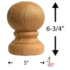 Mr. Spindle Colonial Ball Top Finials