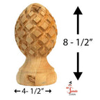 Mr. Spindle Pineapple Finials