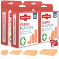 440 Assorted Fabric Plasters Breathable Flexible Adhesive FirstAid Wound Healing