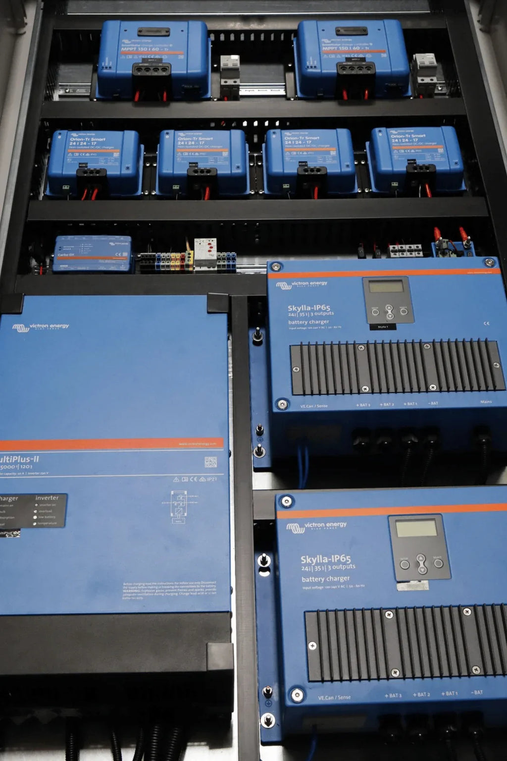 Custom Off-Grid Power System Electrical Cabinet