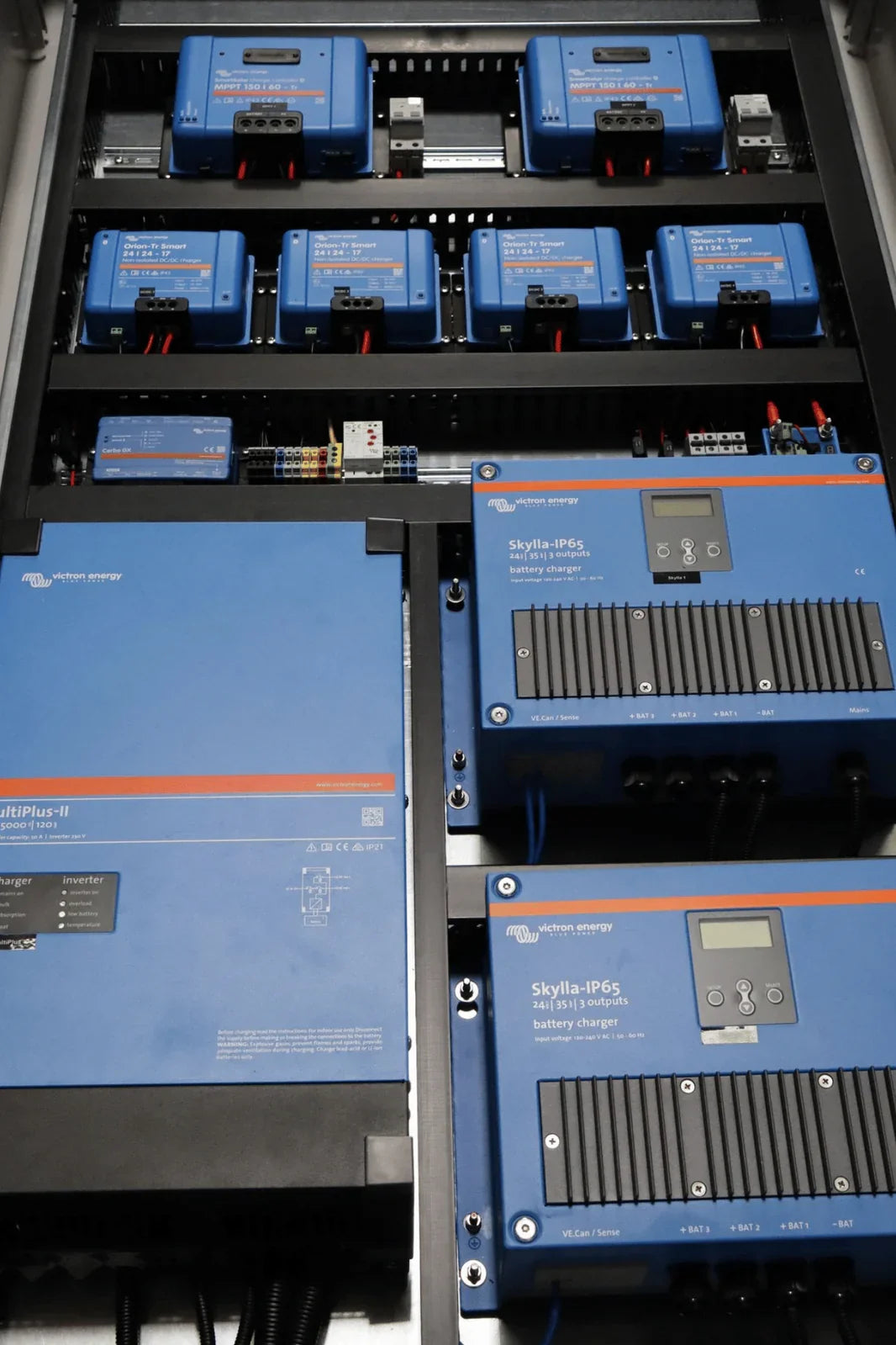 Custom Off-Grid Power System Electrical Cabinet