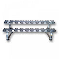 MYO Strength Dumbbell Rack - 10 Pair 2 Tier with Stirrups