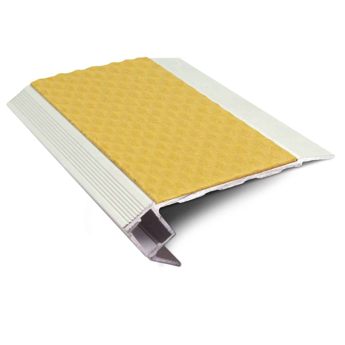 NALR50 - Vision Light Down - Tredsafe Non Slip 76.5x26mm Stair Nosing