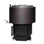 Narvi Luosto VS Wood-Burning Sauna Stove with Water Tank, Grey